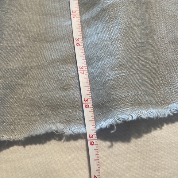 Cabi 100% Linen Maxi skirt Sz S/M Corseted Closure Grey EUC - Picture 4 of 9